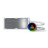 MONTECH LightFlow ARGB 240 CPU Liquid Cooler, 240mm AIO with Infinity Mirror Design, 3100RPM Pump, 2x120mm ARGB Fans, Intel & AMD Support (White) | SKU FAN-LF2402