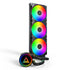 MONTECH LightFlow ARGB 360 CPU Liquid Cooler, 360mm AIO with Infinity Mirror Design, 3100RPM Pump, 3x120mm ARGB Fans, Intel & AMD Support (Black) | SKU FAN-LF3603