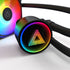 MONTECH LightFlow ARGB 360 CPU Liquid Cooler, 360mm AIO with Infinity Mirror Design, 3100RPM Pump, 3x120mm ARGB Fans, Intel & AMD Support (Black) | SKU FAN-LF3603
