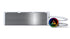 MONTECH LightFlow ARGB 360 CPU Liquid Cooler, 360mm AIO with Infinity Mirror Design, 3100RPM Pump, 3x120mm ARGB Fans, Intel & AMD Support (White) | SKU FAN-LF3604
