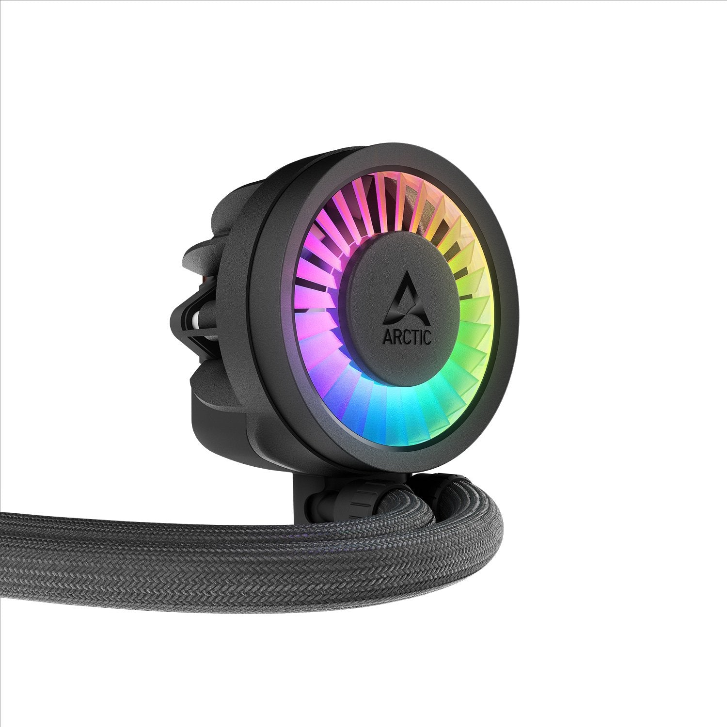 ARCTIC Liquid Freezer III Pro 240 A-RGB ACFRE00182A 240 mm AIO CPU Cooler, Water Cooling, 38 mm Radiator, PWM Pump, VRM Fan, AMD AM5/AM4, Intel LGA1851/1700 Contact Frame - Black | SKU FAN-LP24AB