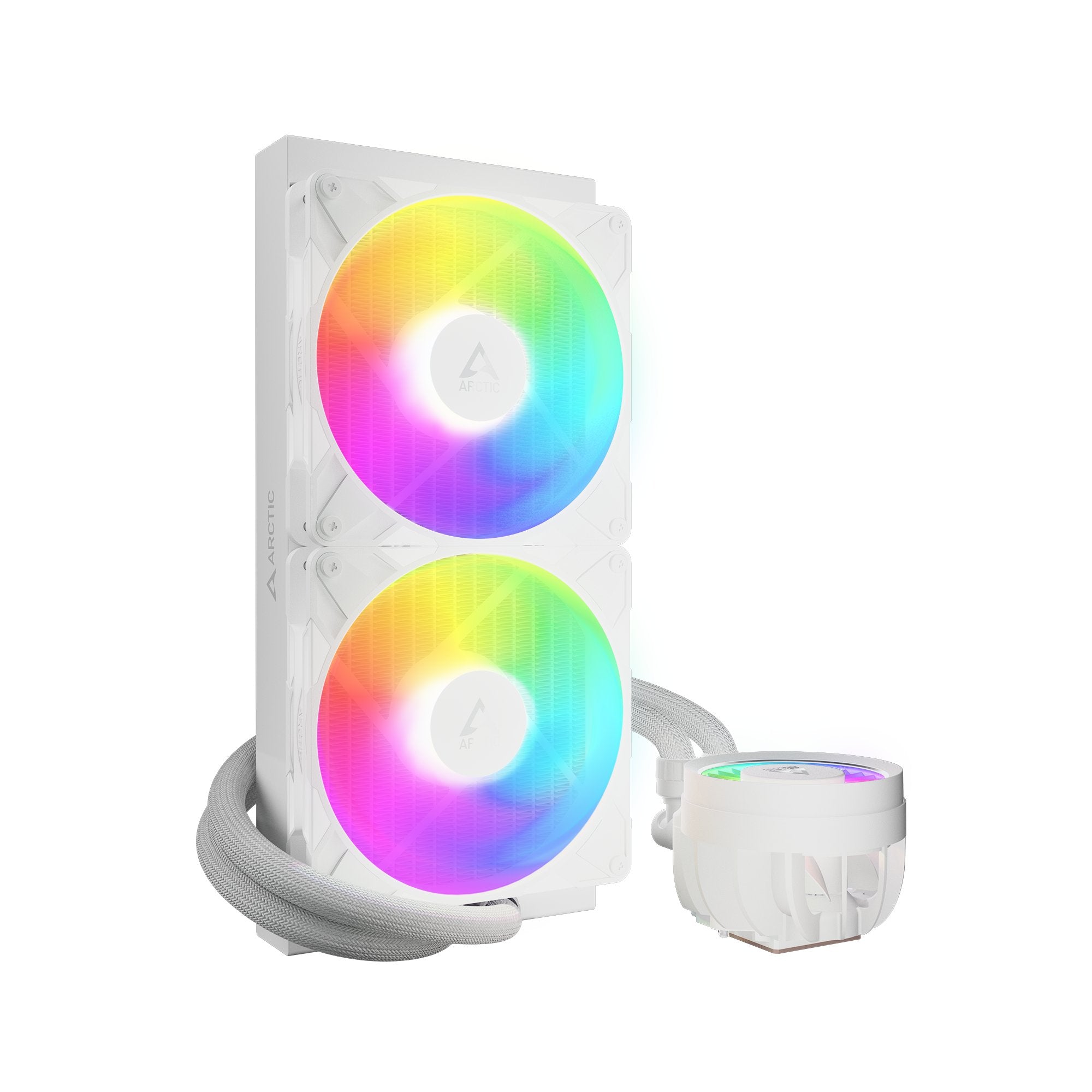 ARCTIC Liquid Freezer III Pro 280 A-RGB (White) ACFRE00187A Multi Compatible All-in-One CPU Water Cooler with A-RGB for Intel LGA1851, LGA1700 AMD AM5, AM4 | SKU FAN-LP24AW