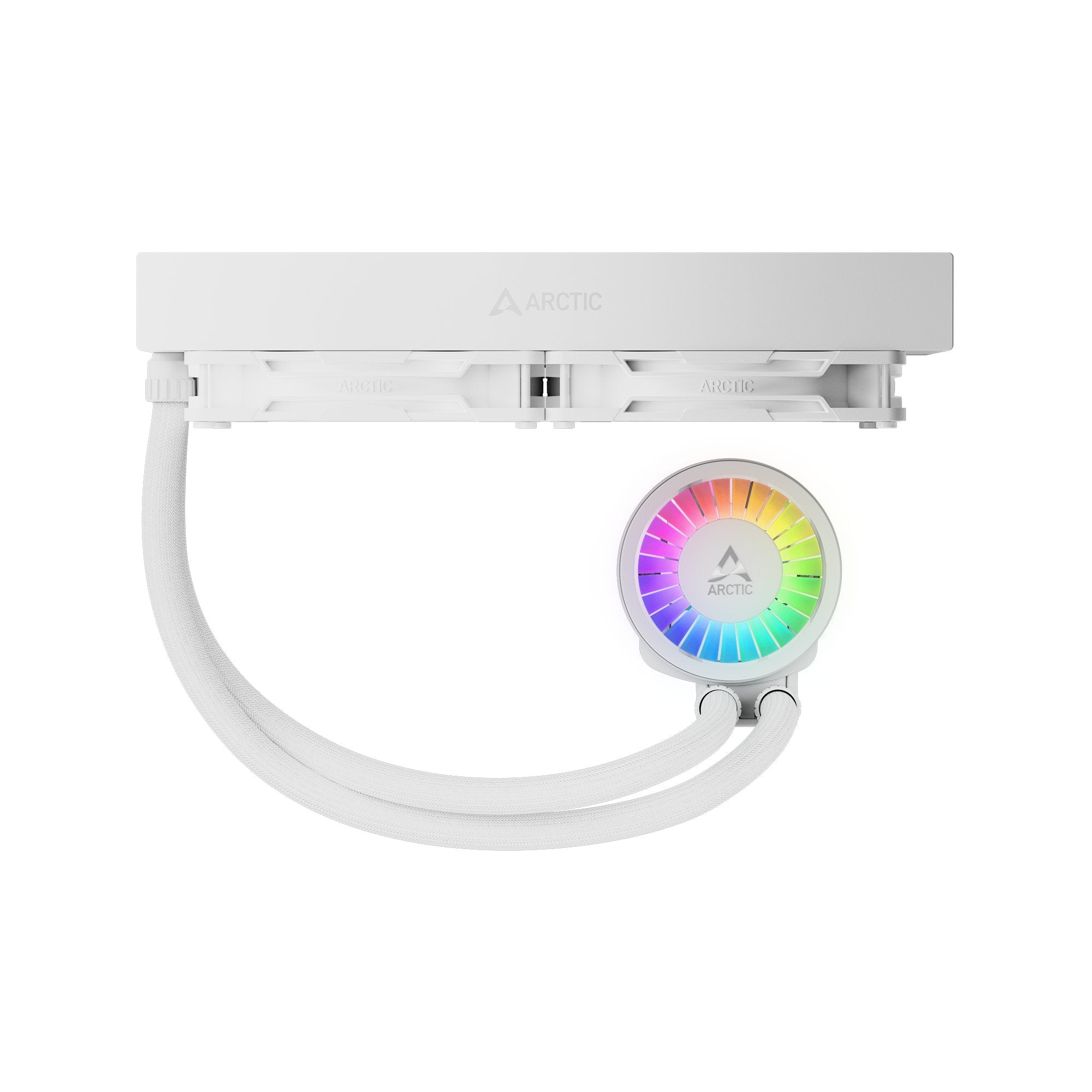 ARCTIC Liquid Freezer III Pro 280 A-RGB (White) ACFRE00187A Multi Compatible All-in-One CPU Water Cooler with A-RGB for Intel LGA1851, LGA1700 AMD AM5, AM4 | SKU FAN-LP24AW