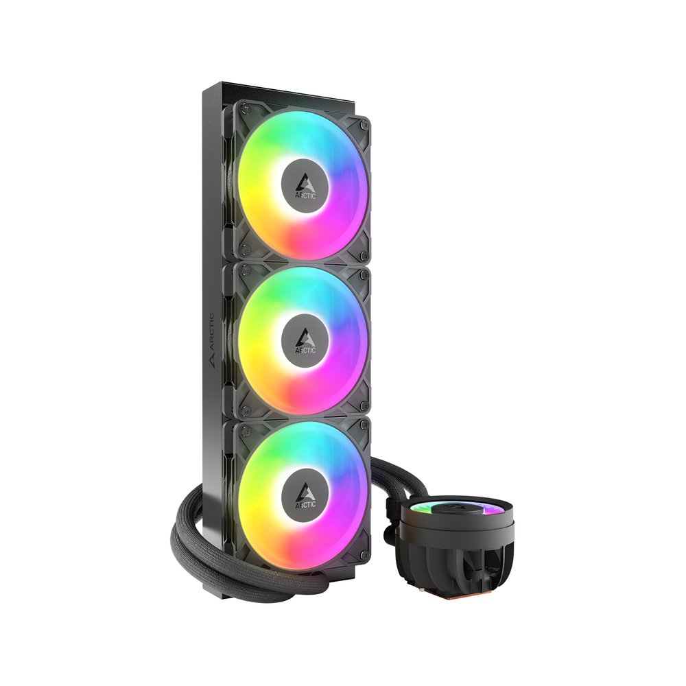 ARCTIC Liquid Freezer III Pro 360 A-RGB (Black) ACFRE00184A Multi Compatible All-in-One CPU Water Cooler with A-RGB Intel LGA1851, LGA1700 AMD AM5, AM4 | SKU FAN-LP36AB