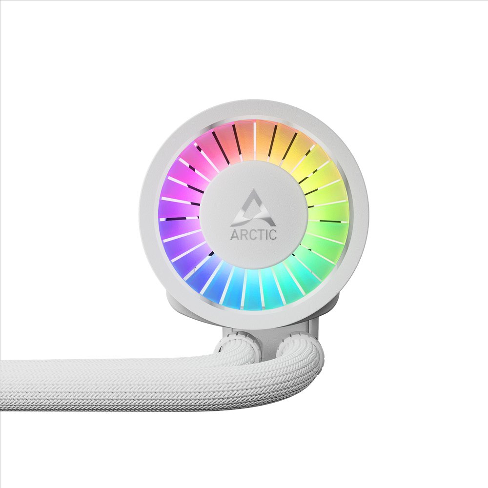 ARCTIC Liquid Freezer III Pro 360 A-RGB (White) ACFRE00188A Multi Compatible All-in-One CPU Water Cooler with A-RGB Intel LGA1851, LGA1700 AMD AM5, AM4 | SKU FAN-LP36AW