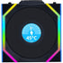 Lian Li UNI Fan SL-LCD Wireless 120 (Reverse Blade) ARGB Fan, 1.6 inch LCD Display, WITHOUT Wireless Connector, Daisy-Chain Design, Customizable Lighting Effects, 400x400 Res.-Black (12RSLLCD1W1B) | SKU FAN-LS1WBR