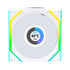 Lian Li UNI Fan SL-LCD Wireless 120 (Reverse Blade) ARGB Fan, 1.6 inch LCD Display, WITHOUT Wireless Connector, Daisy-Chain Design, Customizable Lighting Effects, 400x400 Res.-White (12RSLLCD1W1W) | SKU FAN-LS1WWR