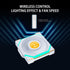 Lian Li UNI Fan SL-LCD Wireless 120 (Reverse Blade) ARGB Fan, 1.6 inch LCD Display, WITHOUT Wireless Connector, Daisy-Chain Design, Customizable Lighting Effects, 400x400 Res.-White (12RSLLCD1W1W) | SKU FAN-LS1WWR