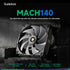 Sudokoo MACH140 140mm Case Fan: PWM Quiet PC Fans with FOC Motor - 4 Pin LCP High Performance Computer Cooling Fan with 500-2200 RPM | SKU FAN-MACH14