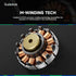 Sudokoo MACH140 140mm Case Fan: PWM Quiet PC Fans with FOC Motor - 4 Pin LCP High Performance Computer Cooling Fan with 500-2200 RPM | SKU FAN-MACH14