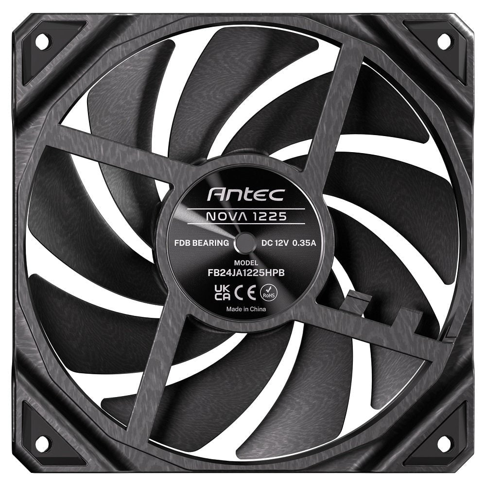 GUNMANSA Antec PWM PC Fans, 120mm Fan, Premium High-Performance Fan, PWM Case Fan, 3-Phase Speed Control, 3200 RPM, Industrial-Grade LCP Material, Nova Series 3 Packs