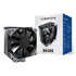 MONTECH NX400 - CPU Air Cooler, Single Tower, 4 Advanced Heat Pipes, 52-fin Heat Sink, E28, 120mm FDB Static Pressure Fan, 28mm Fan Thickness, Corner-cover Footpads, Polished Top Cover - Black | SKU FAN-NX4B1