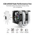 MONTECH NX600 ARGB Dual-Tower CPU Air Cooler with 6 Heatpipes & Premium Top Cover | 28 mm E28 ARGB Premium Fan 2000RPM PWM | Soldered Copper Base | Superior Heat Dissipation | All Intel & AMD Socket Support | Black | SKU FAN-NX6AB3