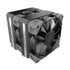 MONTECH NX600 Dual-Tower CPU Air Cooler with 6 Heatpipes & Premium Top Cover | 28 mm E28 Premium Fan 2000RPM PWM | Soldered Copper Base | Superior Heat Dissipation | All Intel & AMD Socket Support | Black | SKU FAN-NX6B1