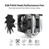 MONTECH NX600 Dual-Tower CPU Air Cooler with 6 Heatpipes & Premium Top Cover | 28 mm E28 Premium Fan 2000RPM PWM | Soldered Copper Base | Superior Heat Dissipation | All Intel & AMD Socket Support | Black | SKU FAN-NX6B1