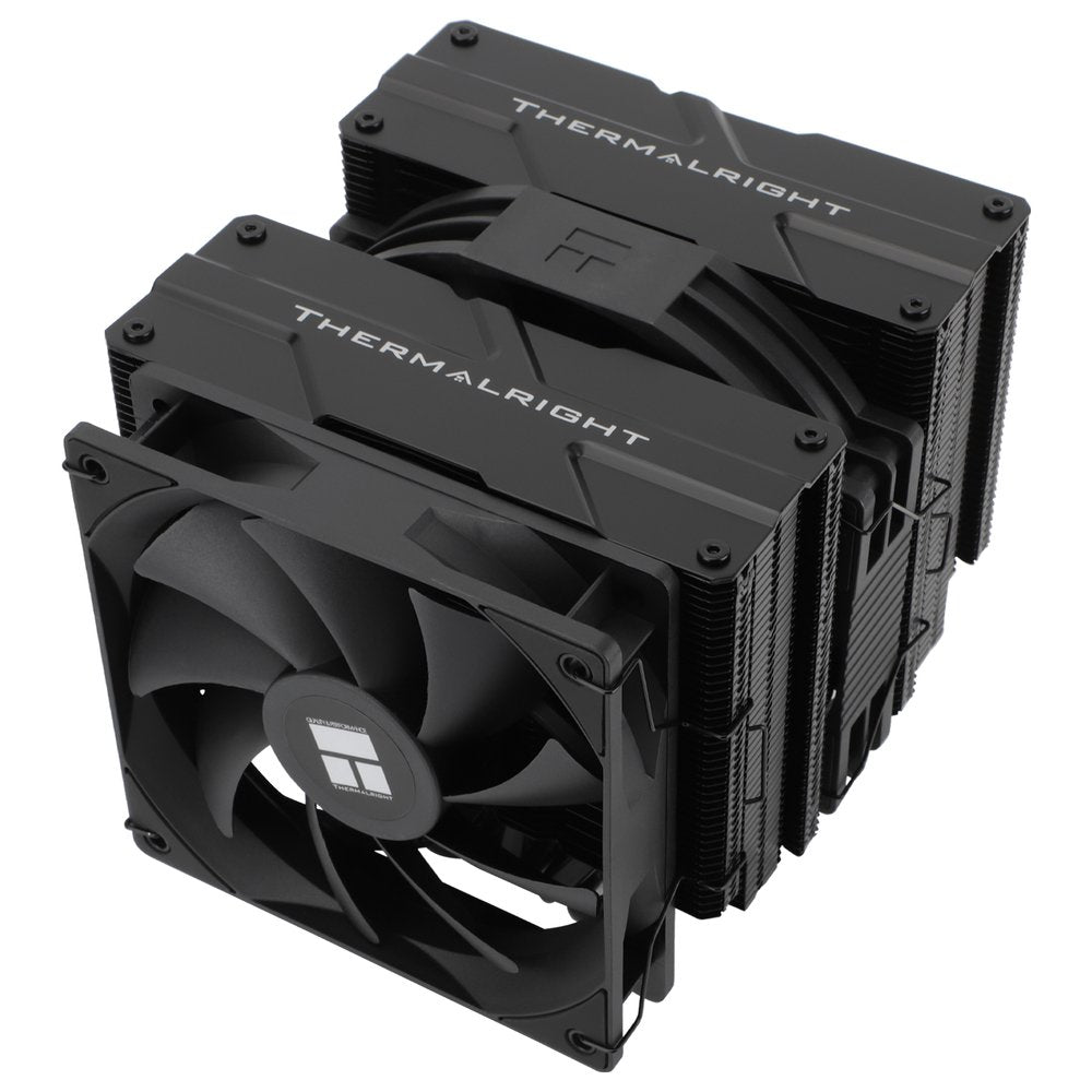Thermalright Peerless Assassin 140 Black CPU Air Cooler, 6 Heat Pipes, Dual PWM Fans and Double Towers, 158mm High CPU Cooling with Top Cover, for AM4/AM5, Intel LGA 1851/1700/1150/1151/1200 | SKU FAN-PA140K