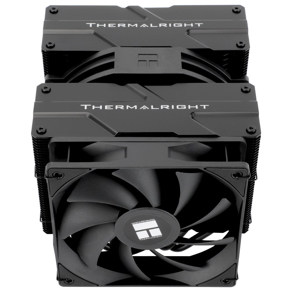 Thermalright Peerless Assassin 140 Black CPU Air Cooler, 6 Heat Pipes, Dual PWM Fans and Double Towers, 158mm High CPU Cooling with Top Cover, for AM4/AM5, Intel LGA 1851/1700/1150/1151/1200 | SKU FAN-PA140K
