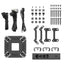 Sudokoo PROTEUS 360 Liquid Cooler, 360mm, PWM Pump, 2500-3600RPM, Hign Customizable Segment LCD Screen, 30mm Performance Fans, Magnetic Metal Pump Cap, Black | SKU FAN-PRO360