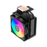 PCCOOLER CPS R300 ARGB Air CPU Cooler, Next-Gen 3 Heatpipes Air Cooler, Hydraulic Bearing 2200RPM High Pressure 92mm Fan, 150W TDP CPU Air Cooler | SKU FAN-R300BK