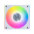 Lian Li UNI FAN CL Flex 120mm Reverse Blade ARGB Fan, Single Pack, Daisy-Chain Design, Controller Not Included - White (12RCL1F1W) | SKU FAN-RCF1W4