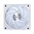 Lian Li UNI FAN CL Flex 120mm Reverse Blade ARGB Fan, Single Pack, Daisy-Chain Design, Controller Not Included - White (12RCL1F1W) | SKU FAN-RCF1W4