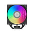 PCCOOLER CPS - RT400 ARGB BK CPU Air Cooler, 4 Heat pipes, Heatsink shifted backward design to fulfill high-profile RAM support, for Intel LGA:115X/1200/1700/1851/AMD AM4/AM5 | SKU FAN-RT40BR