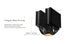 PCCOOLER CPS - RT620 BK CPU Air Cooler, 6 Heat pipes, dual tower dual fans, DIA 6mm*6pcs next-gen heatpipes, TDP 265W, for Intel LGA115X/1200/1700/1851/AMD AM4/AM5 | SKU FAN-RT620B