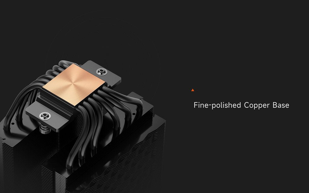 PCCOOLER CPS - RT620 BK CPU Air Cooler, 6 Heat pipes, dual tower dual fans, DIA 6mm*6pcs next-gen heatpipes, TDP 265W, for Intel LGA115X/1200/1700/1851/AMD AM4/AM5 | SKU FAN-RT620B