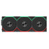 Lian Li UNI FAN TL Flex 120mm Reverse Blade ARGB Fan, 3 Pack, Infinity Mirror, Controller Included, Black (12RTL1F3B) | SKU FAN-RTF3B6