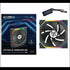 Lian Li UNI Fan SL-Wireless 120 -Single Pack (Reverse Blade) Performance-Oriented ARGB Fan WITHOUT Wireless Connector, Daisy-Chain Design, Customizable Lighting Effects, Low-Noise - Black (12RSL1W1B) | SKU FAN-S1WB1R