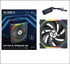 Lian Li UNI Fan SL-Wireless 120 - Single Pack, Performance-Oriented Fan ARGB Fan WITHOUT Wireless Connector, Daisy-Chain Design, Customizable Lighting Effects, Low-Noise - Black (12SL1W1B) | SKU FAN-S1WB1