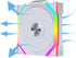 Lian Li UNI Fan SL-Wireless 120 - Single Pack (Reverse Blade) Performance-Oriented ARGB Fan WITHOUT Wireless Connector, Daisy-Chain Design, Customizable Lighting Effects, Low-Noise - White (12RSL1W1W) | SKU FAN-S1WW1R