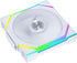 Lian Li UNI Fan SL-Wireless 120 - Single Pack (Reverse Blade) Performance-Oriented ARGB Fan WITHOUT Wireless Connector, Daisy-Chain Design, Customizable Lighting Effects, Low-Noise - White (12RSL1W1W) | SKU FAN-S1WW1R