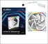 Lian Li UNI Fan SL-Wireless 120 - Single Pack (Reverse Blade) Performance-Oriented ARGB Fan WITHOUT Wireless Connector, Daisy-Chain Design, Customizable Lighting Effects, Low-Noise - White (12RSL1W1W) | SKU FAN-S1WW1R