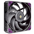 Super Flower, MEGACOOL 120mm fan, 12-pole motor design, extremely cooling performance, PWM, Black/Grey, Computer Case Fan, Anti-Vibration Mounting Pads, SF-PF121-BK, 30mm depth | SKU FAN-SF12