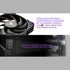 Super Flower MEGACOOL 140mm fan, Triple-Pack, 12-pole motor, PWM, Purple Anti-Vibration Mounting Pads, Computer Case Fan, Remote Control, SF-PF141-BK_3P, 30mm depth | SKU FAN-SF143P