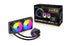 Antec Skeleton 240 ARGB Liquid CPU Cooler, 240mm Radiator, 2 x 120mm PWM ARGB Fans, Hydraulic Bearing, Copper Base, Intel LGA 115X/1200/1700/20XX, AMD AM4/AM5, Black | SKU FAN-SK2401