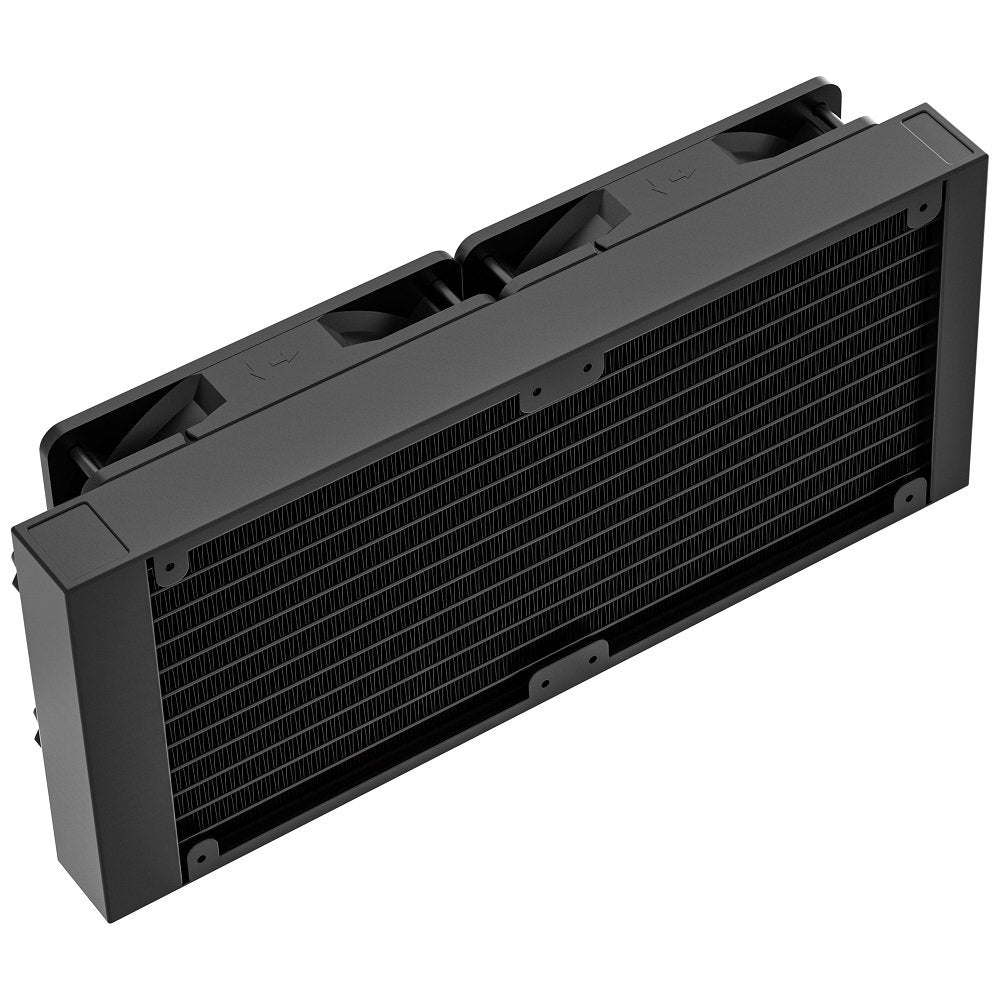 Antec Skeleton 240 ARGB Liquid CPU Cooler, 240mm Radiator, 2 x 120mm PWM ARGB Fans, Hydraulic Bearing, Copper Base, Intel LGA 115X/1200/1700/20XX, AMD AM4/AM5, Black | SKU FAN-SK2401