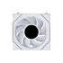 Lian Li UNI FAN SL Infinity LCD Flex 120mm Normal Blade (NOT Reverse) ARGB Fan, Single Pack, Infinity Mirror, Controller Not Included, White (12SLIND1F1W) | SKU FAN-SLF1W3