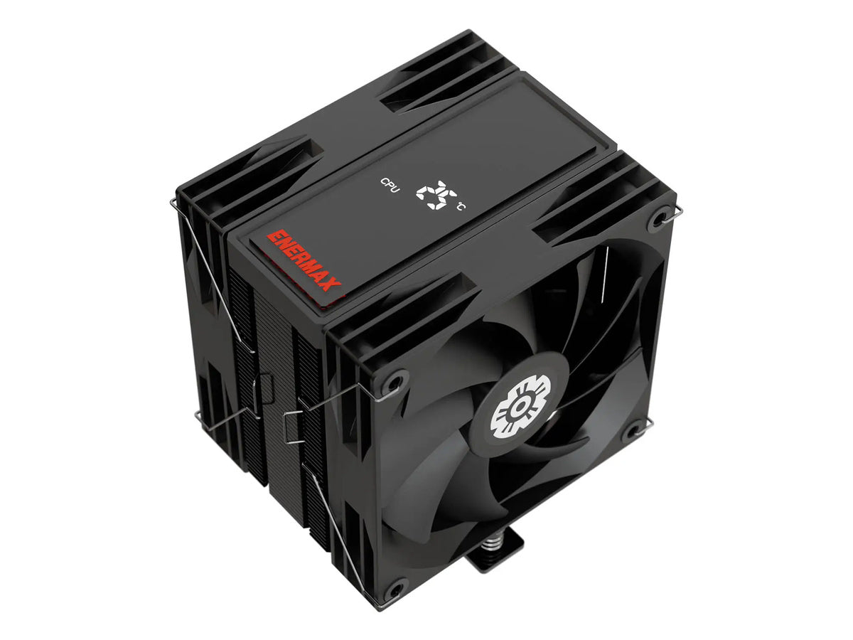 ENERMAX ETS-T41 Digital Air CPU Cooler for LGA1851/1700/115x/1200, AMD AM5/AM4, ETS-T41D | SKU FAN-T41D