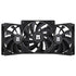 Thermalright TL-C12C*3 CPU Fan 120mm Case Cooler Fan, 4pin PWM Silent Computer Fan with S-FDB Bearing Included, up to 1550RPM Cooling | SKU FAN-TLC13C