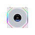 Lian Li UNI FAN TL LCD Flex 120mm Reverse Blade ARGB Fan, Single Pack, 1.8-inch LCD Screen, Controller Not Included, White (12RTLLCD1F1W) | SKU FAN-TLF1W4