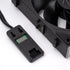 Thermalright TL-M12QR *3 120mm Reverse ARGB PC Fans, Daisy-Chain Connection | 1500RPM | Silent Computer Case Fans with Infinite Mirrors on Both Sides (Black) | SKU FAN-TLM3QR