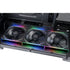 Thermalright TL-M12QR *3 120mm Reverse ARGB PC Fans, Daisy-Chain Connection | 1500RPM | Silent Computer Case Fans with Infinite Mirrors on Both Sides (Black) | SKU FAN-TLM3QR