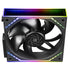 Thermalright TL-M12Q *3 120mm Daisy Chain Case Fans, ARGB Pc Fan Up to 2000RPM, Infinite Mirrors on Both Sides, Single Cable for Each Set of Fans Easier Installation (Black) | SKU FAN-TLM3Q
