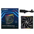 Lian Li UNI Fan TL LCD 120 Wireless - Reverse Blade - Controller Not Included - Wireless Control Fan w/ LCD Screen - Daisy-Chain Design - Customizable RGB LEDs - Single Pack - Black (12RTLLCD1W1B) | SKU FAN-TLW1BR