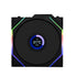 Lian Li UNI Fan TL LCD 120 Wireless - Reverse Blade - Controller Not Included - Wireless Control Fan w/ LCD Screen - Daisy-Chain Design - Customizable RGB LEDs - Single Pack - Black (12RTLLCD1W1B) | SKU FAN-TLW1BR