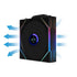 Lian Li UNI Fan TL LCD 120 Wireless - Reverse Blade - Controller Not Included - Wireless Control Fan w/ LCD Screen - Daisy-Chain Design - Customizable RGB LEDs - Single Pack - Black (12RTLLCD1W1B) | SKU FAN-TLW1BR