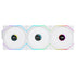 Lian Li UNI Fan TL LCD 120 Wireless - Seamless Wireless Control Fan w/ LCD Screen - LCP Fan Blade - Daisy-Chained Style - Customizable RGB LEDs - Triple Pack With Controller - White (12TLLCD1W3W) | SKU FAN-TLW3W