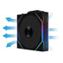 Lian Li UNI Fan TL 120 Wireless - Reverse Blade - Controller Not Included - Seamless Wireless Control Fan w/ LCP Fan Blade - Daisy-Chained Style - Customizable RGB LEDs - Single Pack - Black (12RTL1W1B) | SKU FAN-TW1BR